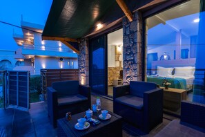 Superior Studio, Sea View (Triple) | Balcony view - Georgia Apartments (Zakynthos)