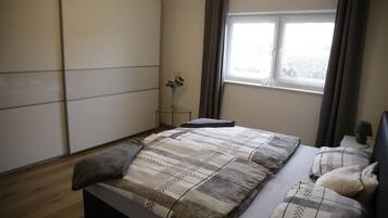 1 bedroom, iron/ironing board, travel crib, free WiFi
