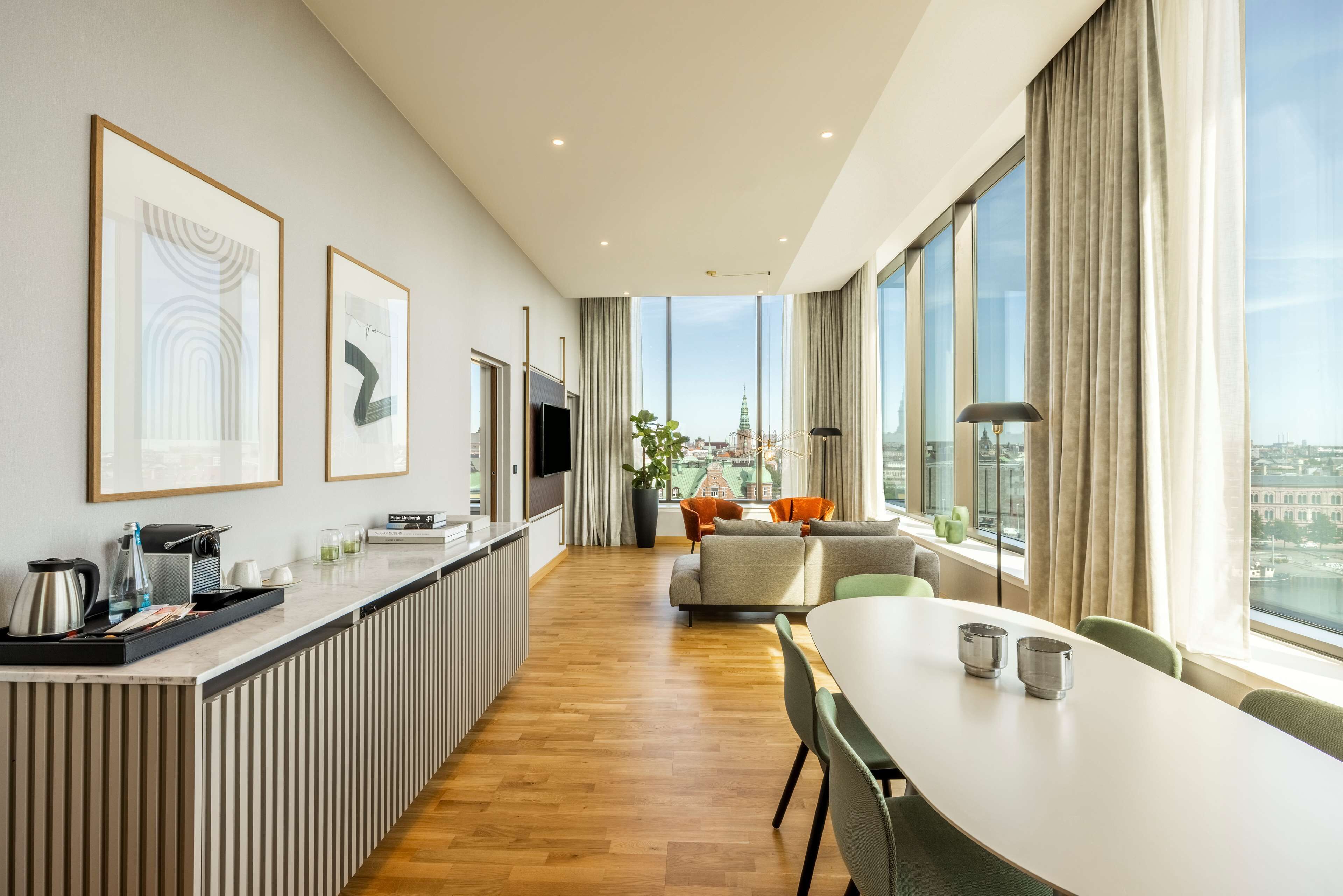 Suite (Waterfront Corner) | Minibar, in-room safe, desk, laptop workspace