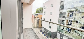Contemporary architecture with a clean design and outdoor space.