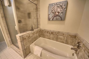 Separate tub and shower, hair dryer - CW C104 Fun on the Comal (New Braunfels)