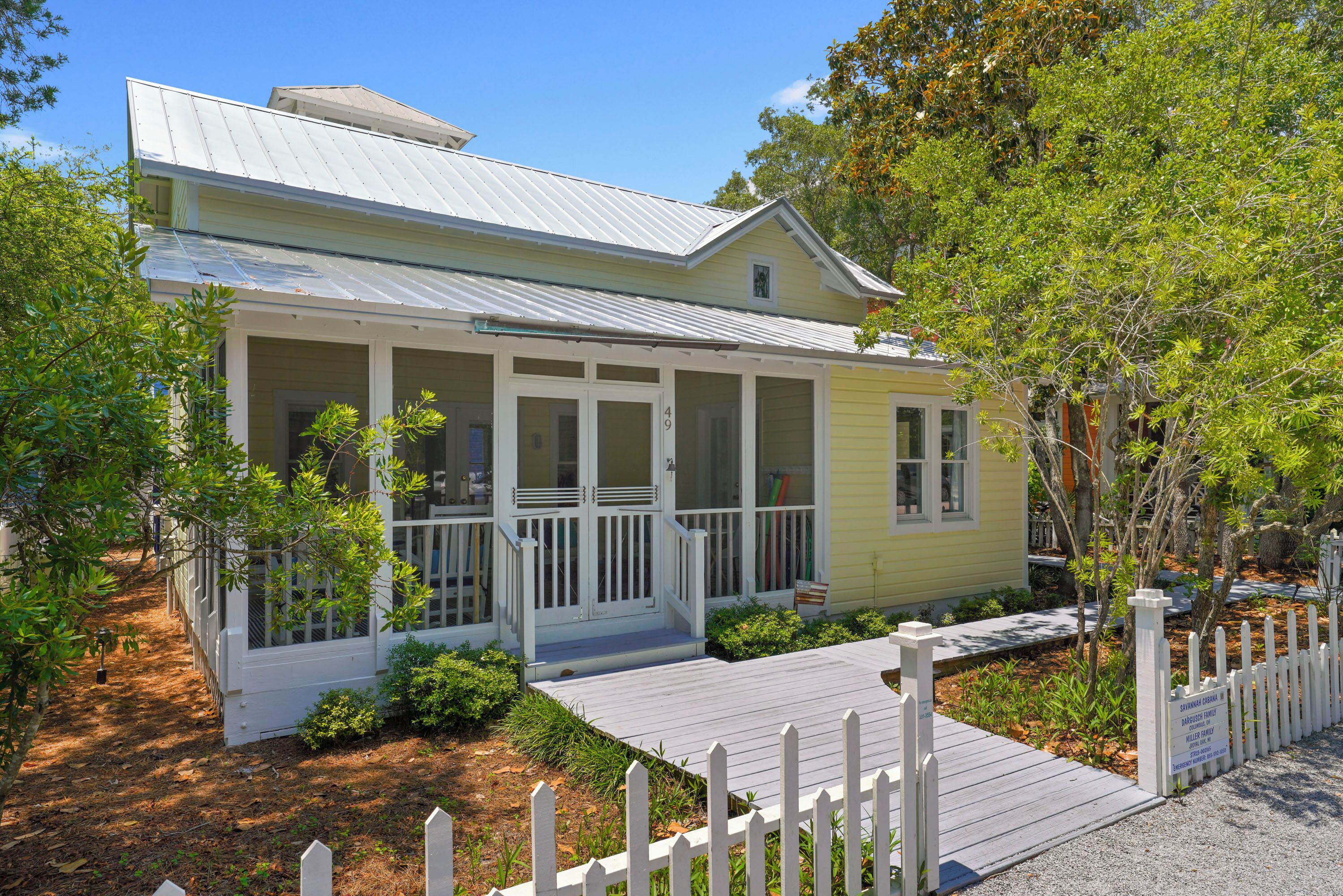 JUST 5 HOUSES TO BEACH IN SEASIDE! 1 BD SLEEPS SIX!  Savannah Cabana