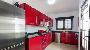 Villa, Multiple Beds | Private kitchen | Fridge, microwave, oven, stovetop - Remarkable 3-bed Villa in Playa Blanca (Yaiza)