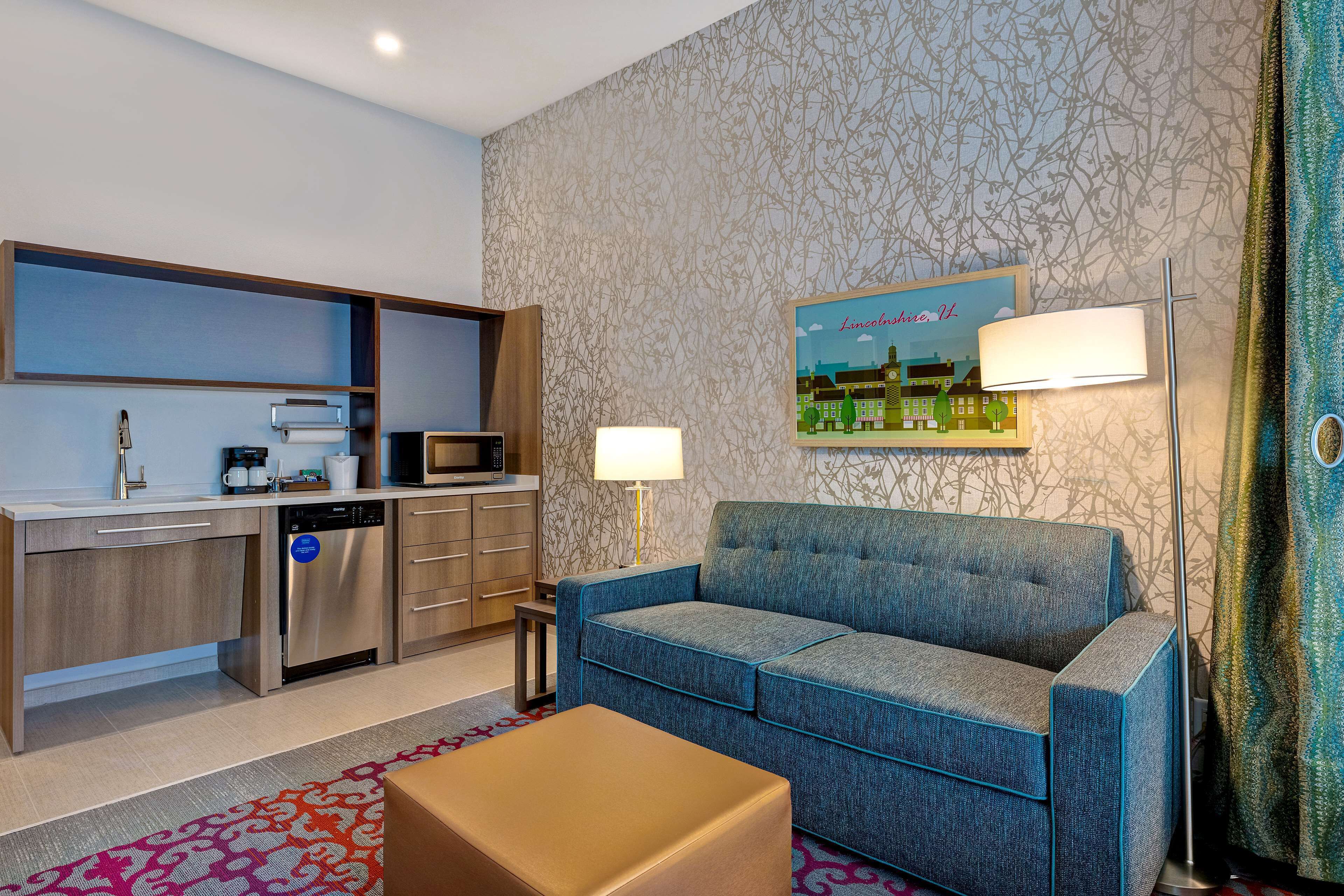 studio, 1 queen bed, accessible, non smoking (roll-in shower) | living area | 55-inch flat-screen tv with cable channels, tv, computer monitors