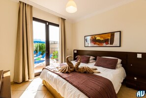 Villa, Meerdere bedden | 3 slaapkamers, een strijkplank/strijkijzer, gratis wifi, beddengoed