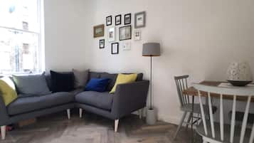 Basic Apartment, Multiple Beds | Living room | TV, streaming services