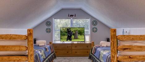 2 Schlafzimmer, Schreibtisch, kostenloses WLAN, Bettwäsche