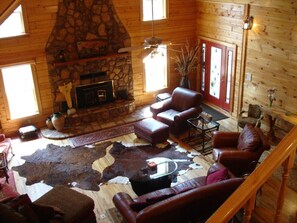 Interior - Large Cabin in the Kiamichi Wilderness (Rattan)