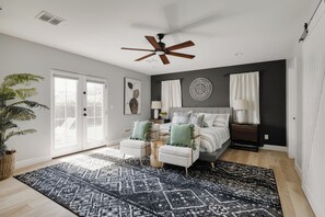 4 bedrooms, iron/ironing board, free WiFi, bed sheets