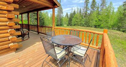 40PL Log cabin - AC, in the White Mountains,