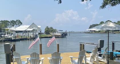 Waterfront House on Dauphin Island! Perfect Location!