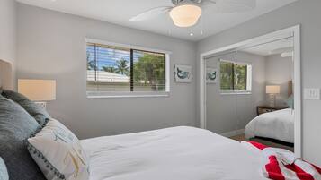 2 多间卧室、熨斗/熨衣板、WiFi、床单