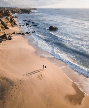 On the beach