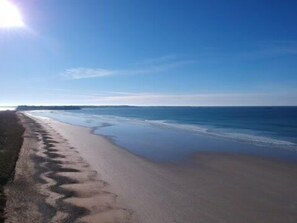 Na praia 