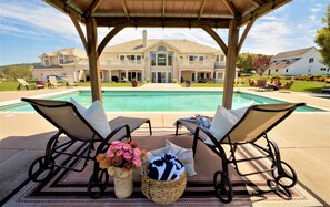 Indoor pool, a heated pool - Lx28 Tuscany estate concourse d elegance (Monterey)