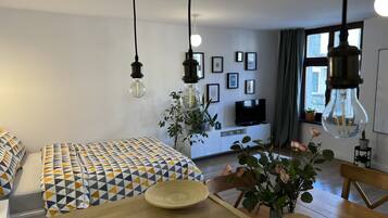 1 sovrum, strykjärn/strykbräda, gratis wi-fi och sängkläder