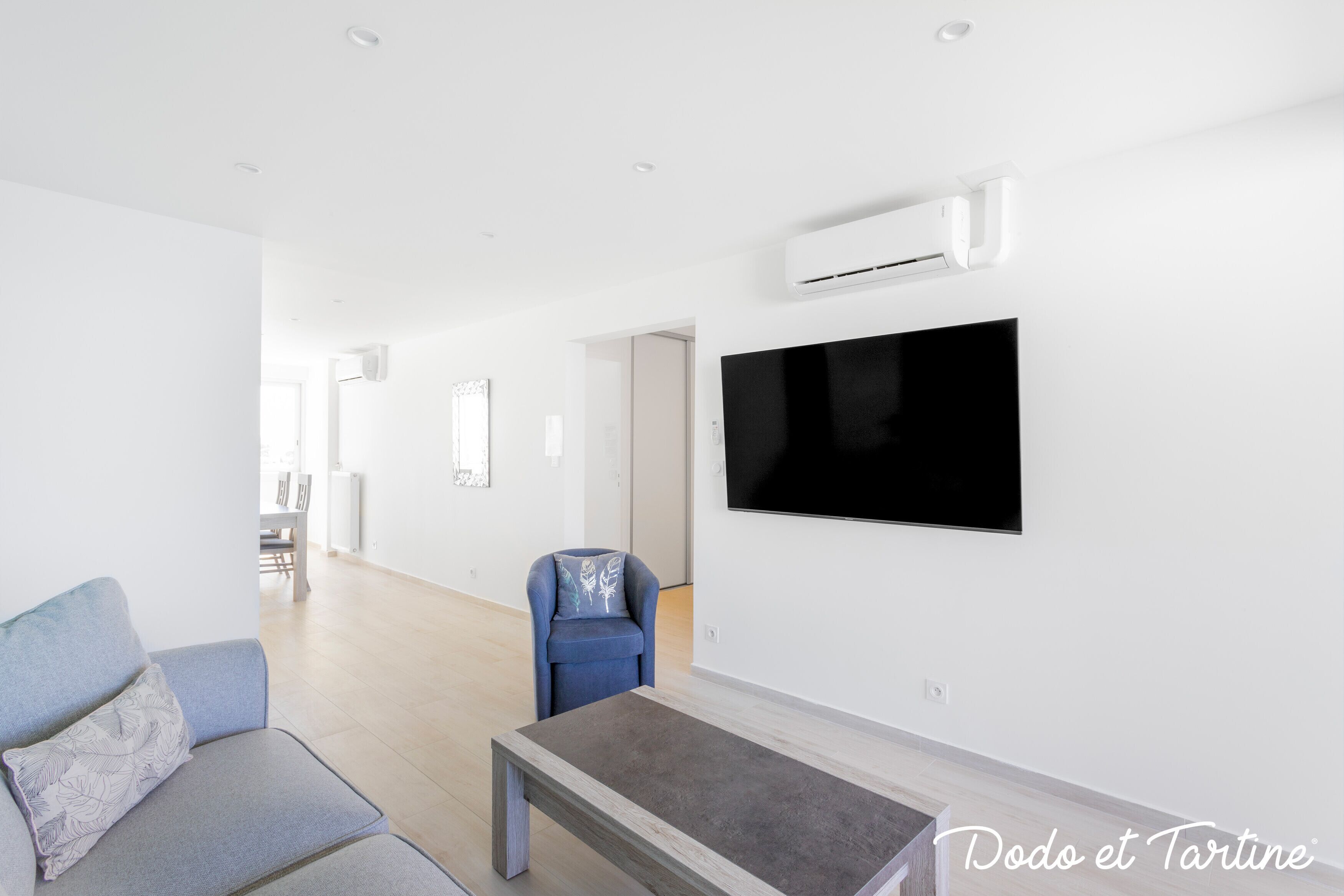 Sea view 3 bedroom with AC and parking - Dodo et Tartine