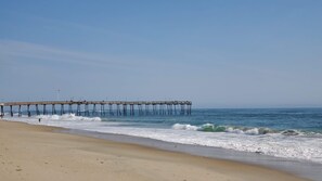 Beach nearby, sun-loungers