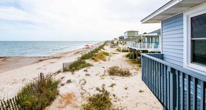 Dog-Friendly House Right On Sand w/ Patio, Private W/D, & Free WiFi