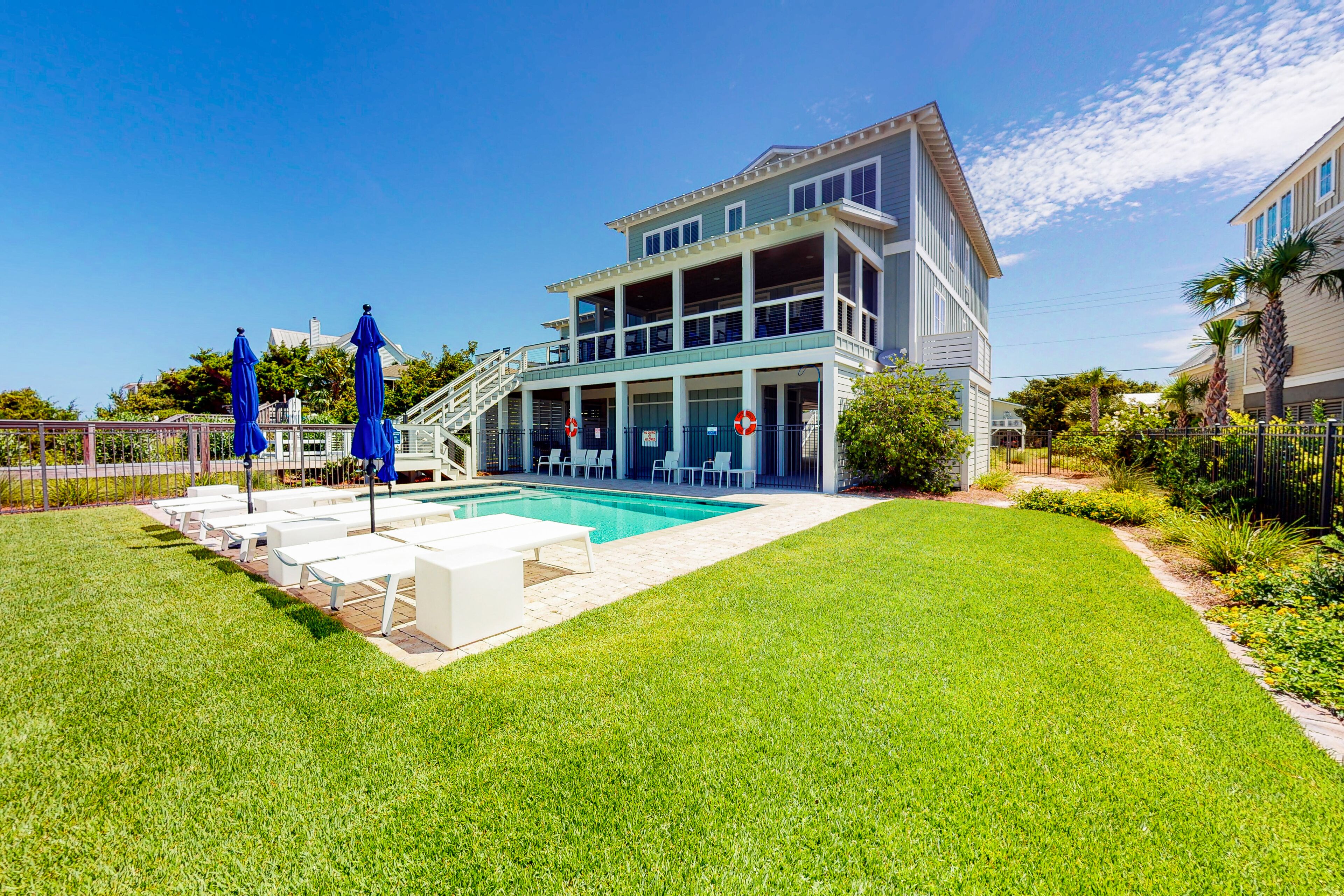 Beachfront Home Features Free WiFi, Private Pool, Patio, & Private Washer/Dryer