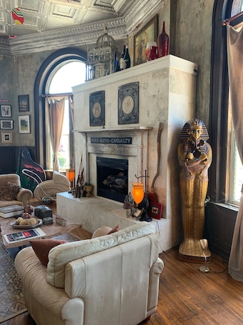 Interior. The Pythian Building Penthouse Apt. is centrally located on the city square.
