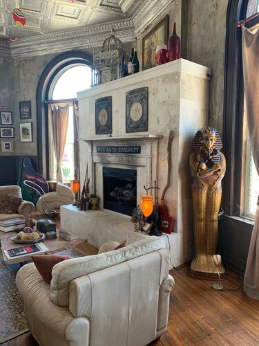 The Pythian Building Penthouse Apt. is centrally located on the city square. 