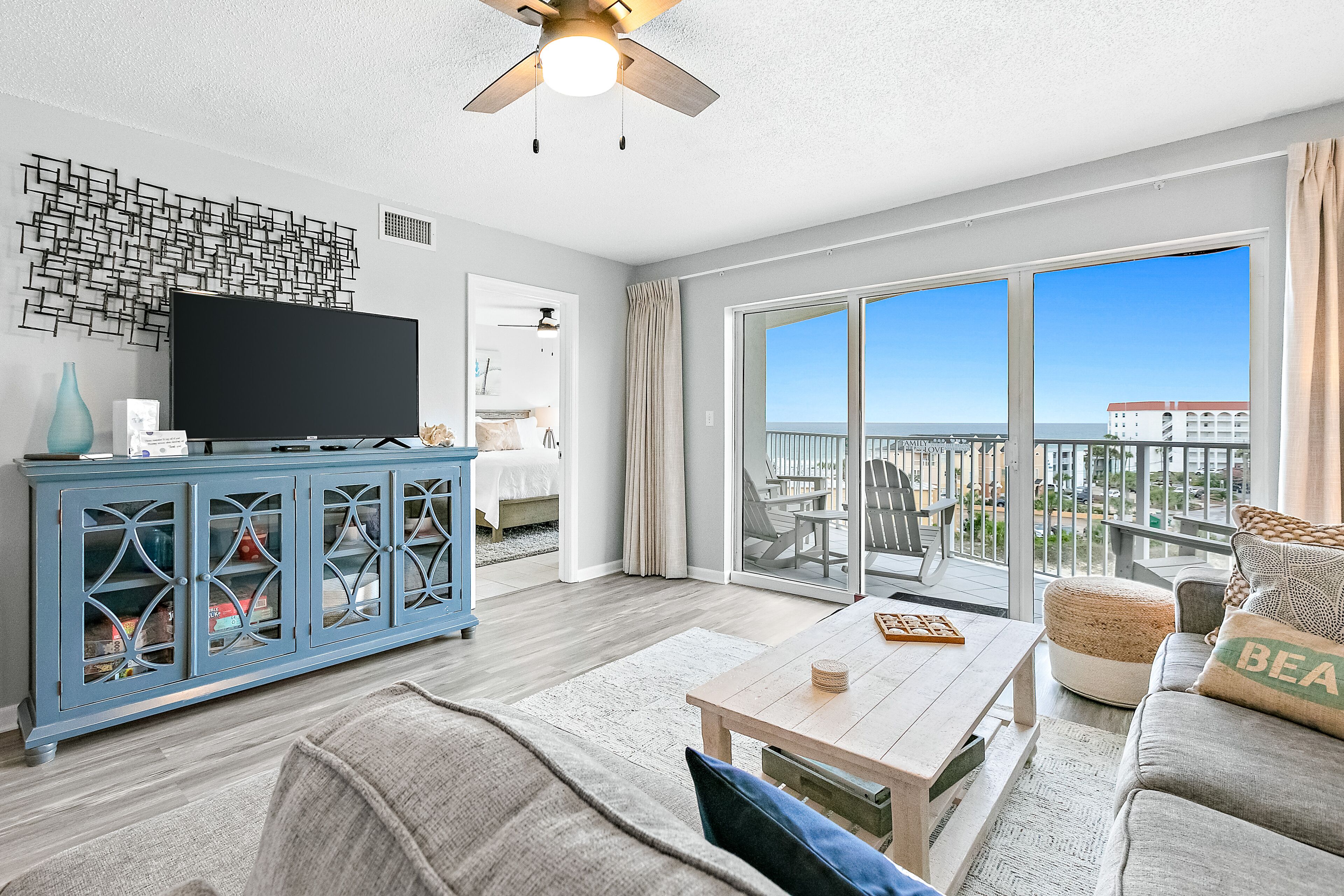 Sixth-Floor Condo w/Partial Ocean Views, Free WiFi, Balcony, Shared Pool, Tennis