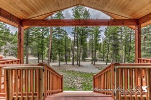 Property grounds - A rare "Spotted Owl" in the pine trees w/ hot tub & Pet Friendly! (Ruidoso)