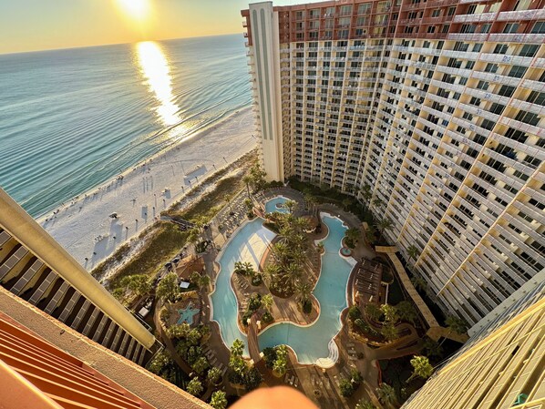 Indoor pool, outdoor pool