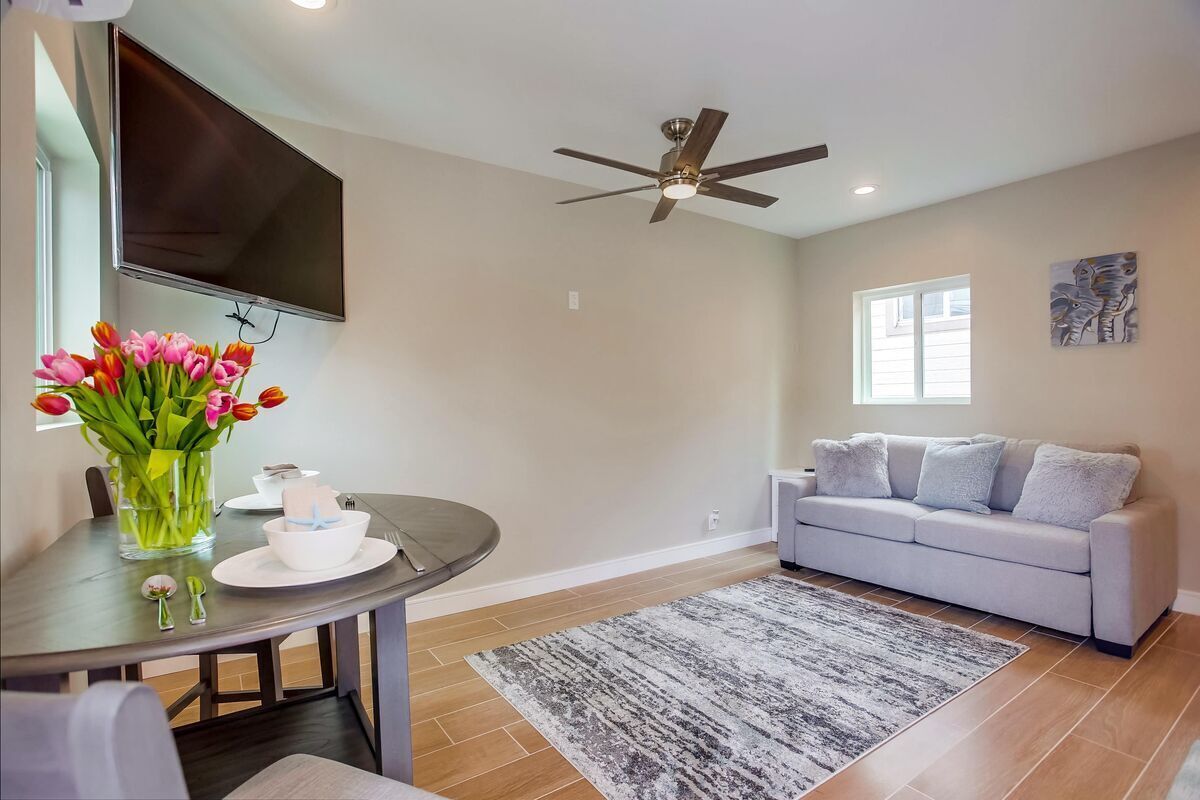 Brand New Listing: Beach Break 2 is a Studio updated quintessential Ocean Beach Cottage.