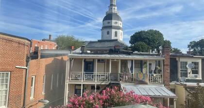 In the Heart of Annapolis at Capital Views, w Free Off-Site Parking & Patio at Historic Home