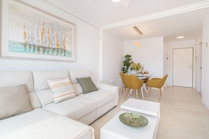 Luxury Penthouse, Multiple Bedrooms, 2 Bathrooms, Mountainside (Sunset Mar Azul Sunny Views) | Living area