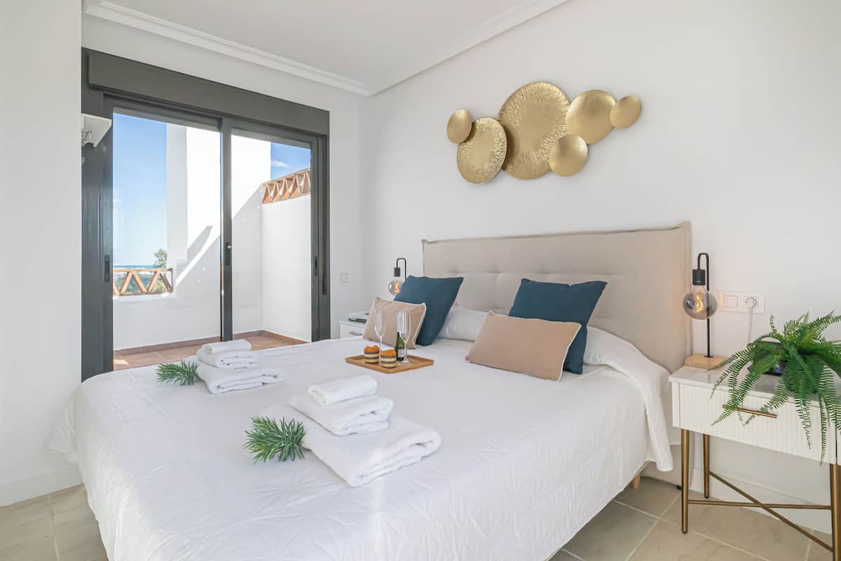 Luxury Penthouse, Multiple Bedrooms, 2 Bathrooms, Mountainside (Sunset Mar Azul Sunny Views) | 2 bedrooms, laptop workspace, iron/ironing board, free WiFi