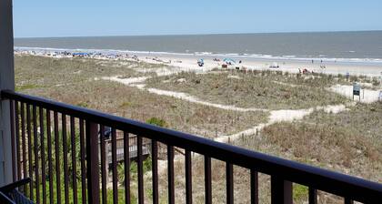 Panoramic view, hear the sounds, feel the moods of the beach. No price increase.