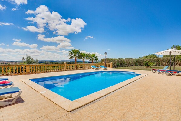 Pool - Finca Bielo for 8 people with swimming pool in Lloret (Lloret de Vistalegre)