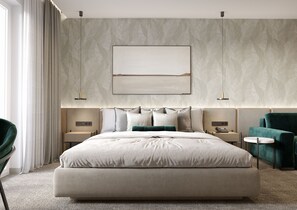 Quarto casal premium | Roupas de cama premium