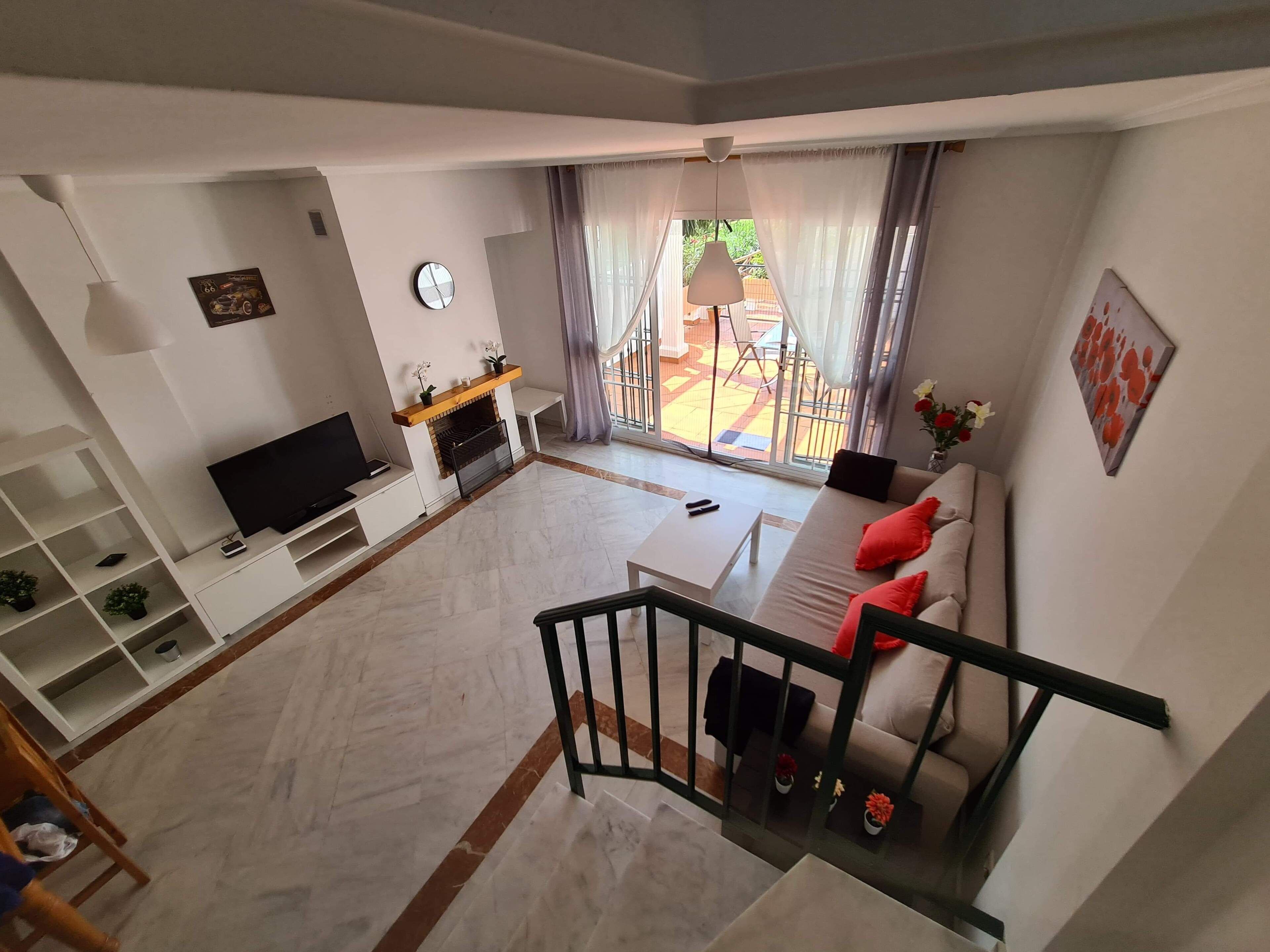 TV connectée, cheminée