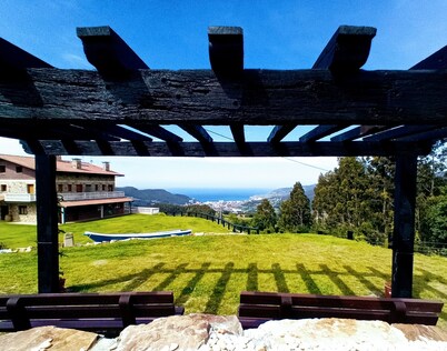 Apartamento Rural con Vistas al mar