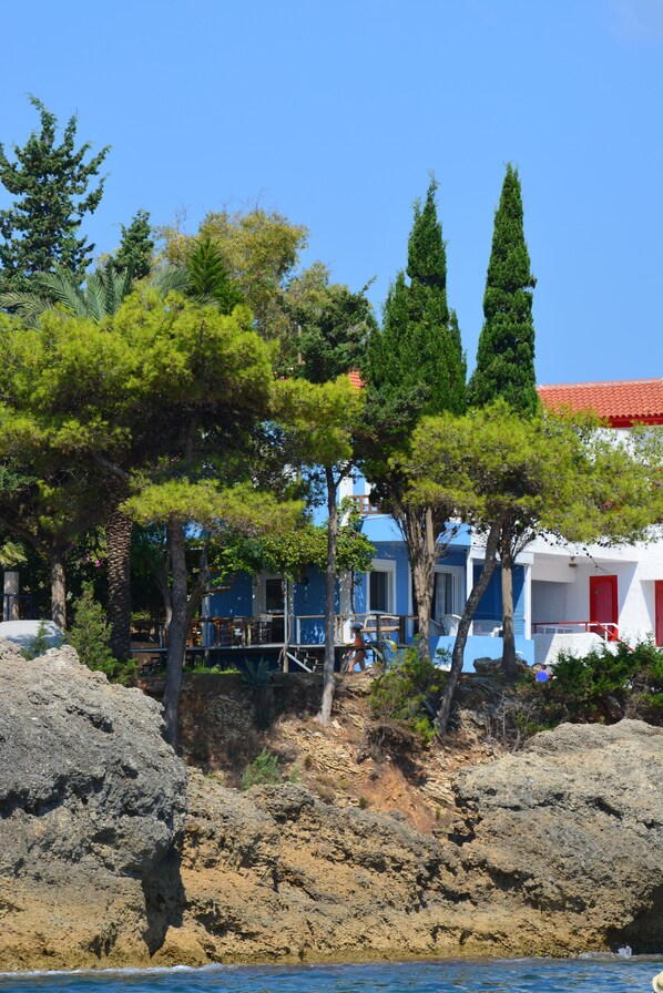 Fassade der Unterkunft