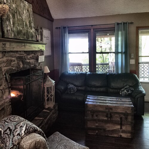 Over the river and through the woods to the tree house we go!