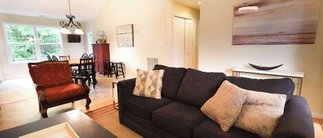 TV, fireplace, DVD player