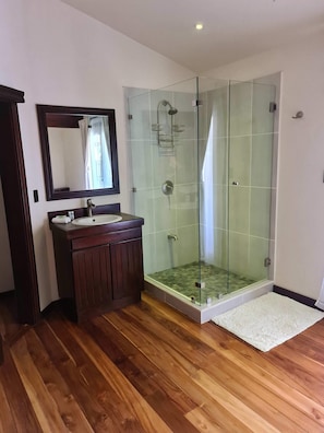 Shower, towels