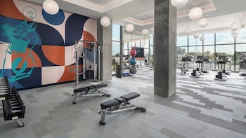 Fitness center at Hyatt Centric Downtown Nashville