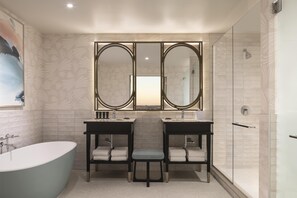 Presidential Suite | Bathroom | Free toiletries, hair dryer, bathrobes, slippers - Hyatt Centric Downtown Nashville (Nashville)
