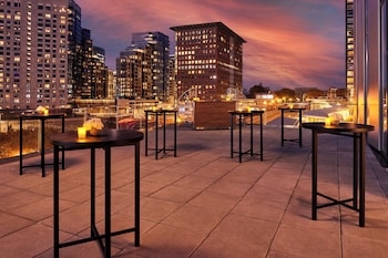 Patio, balcany or terrace at Omni Boston Hotel at the Seaport