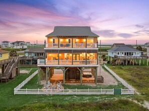 Exterior - *NEW* Sunrise Serenity, Beachfront Home (Galveston)