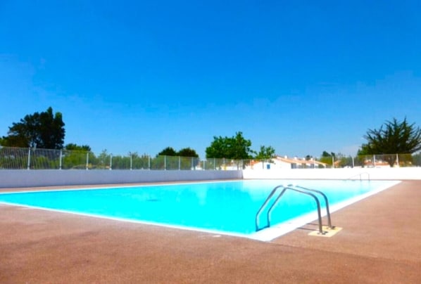 Una piscina riscaldata