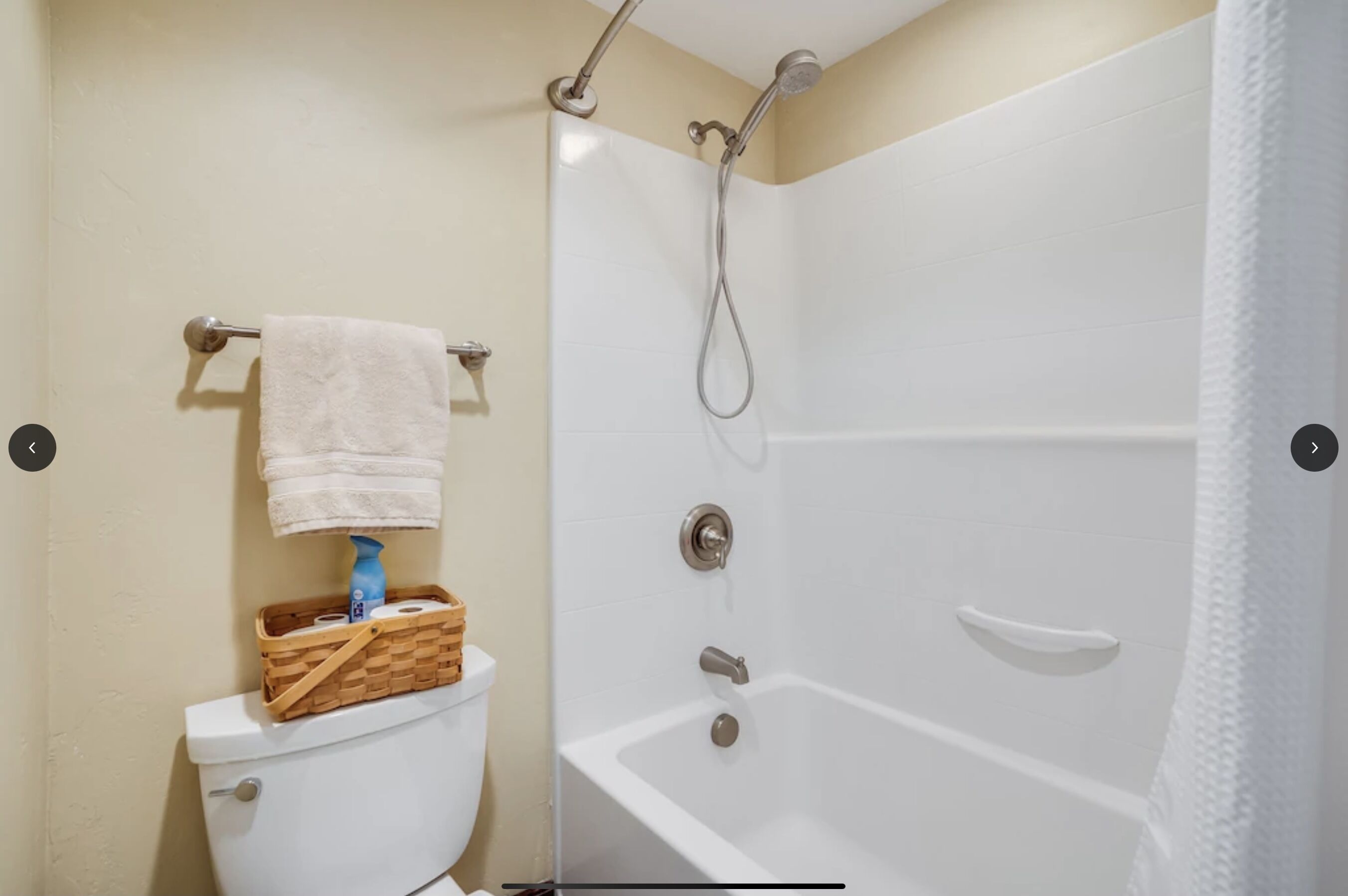 淋浴/盆浴组合、吹风机、坐浴桶、毛巾