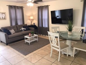Living area - The Oyster Bed- Riverwalk Cottages Unit 204 B (Carrabelle)