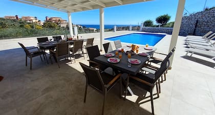 Excellent private Villa with pool and ocean wiew